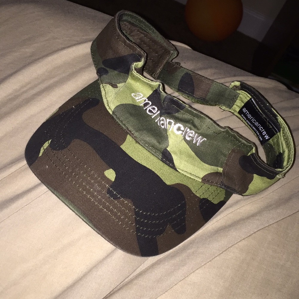American Crew camouflage visor